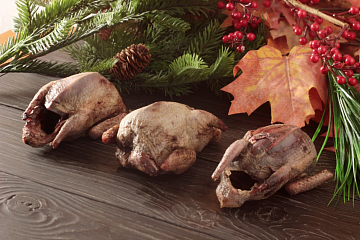 Фото Вальдшнеп (без пера) осенний с головой