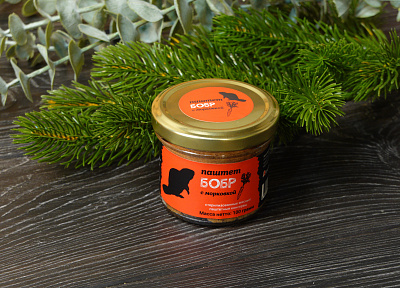 Превью Паштет из мяса бобра с морковкой 100г